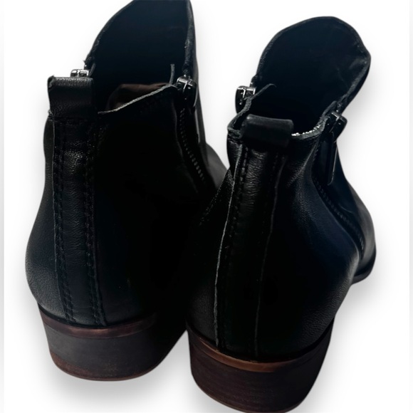 Lucky Brand Women’s Basel Bootie Ankle Boot Black Leather - Picture 7 of 11